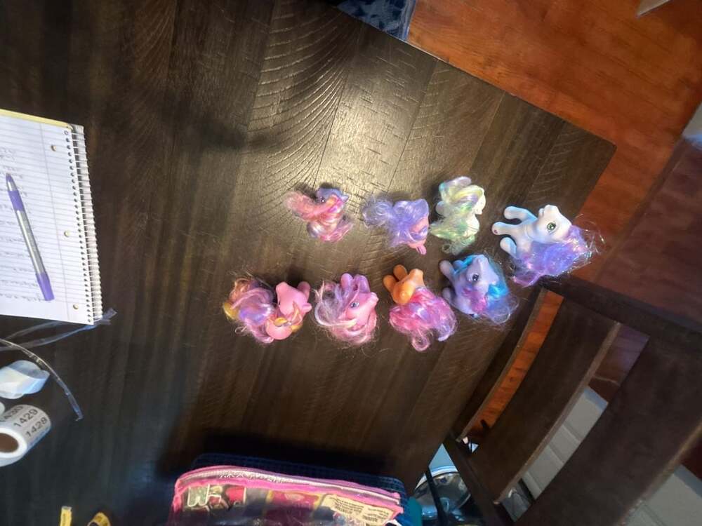 Vintage My Little Pony Lot of 8 Assorted Hasbro Figures